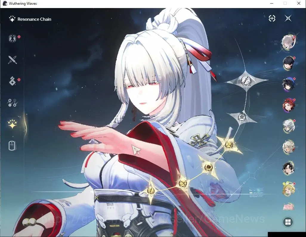 Wuthering Waves Accounts Starter EU | UL 47 | 1 Limited | [Hiyuki R4 + Sign] | Data Bank Lv 30 | MC Female | Log Kuro 3