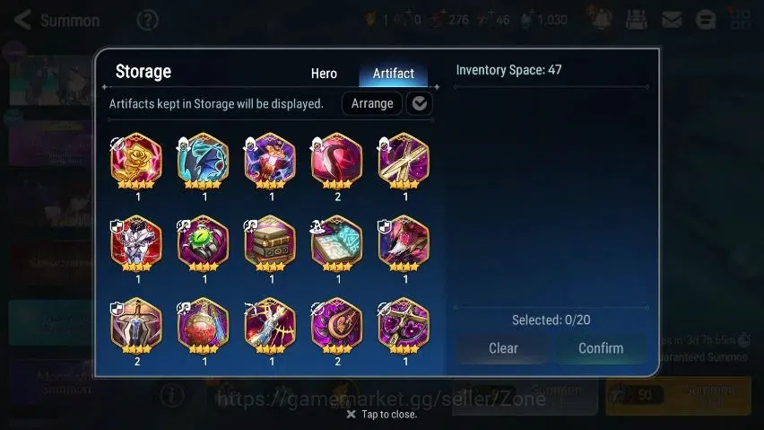 Epic Seven Accounts Starter Global unver|starter PoH+Bless ON|6ML (Monarch Iseria, Peira, Elena, Ludwig Etc.)|276 MM+15 13