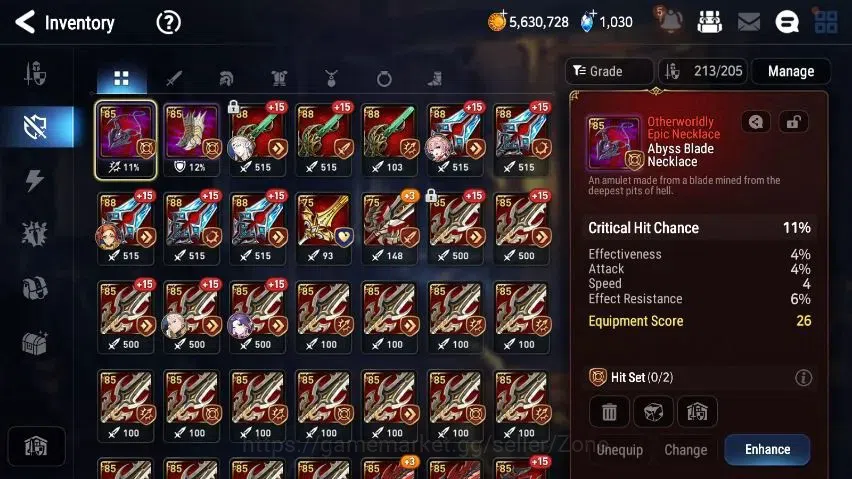Epic Seven Accounts Starter Global unver|starter PoH+Bless ON|6ML (Monarch Iseria, Peira, Elena, Ludwig Etc.)|276 MM+15 15
