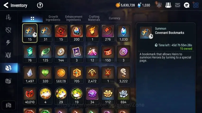 Epic Seven Accounts Starter Global unver|starter PoH+Bless ON|6ML (Monarch Iseria, Peira, Elena, Ludwig Etc.)|276 MM+15 17