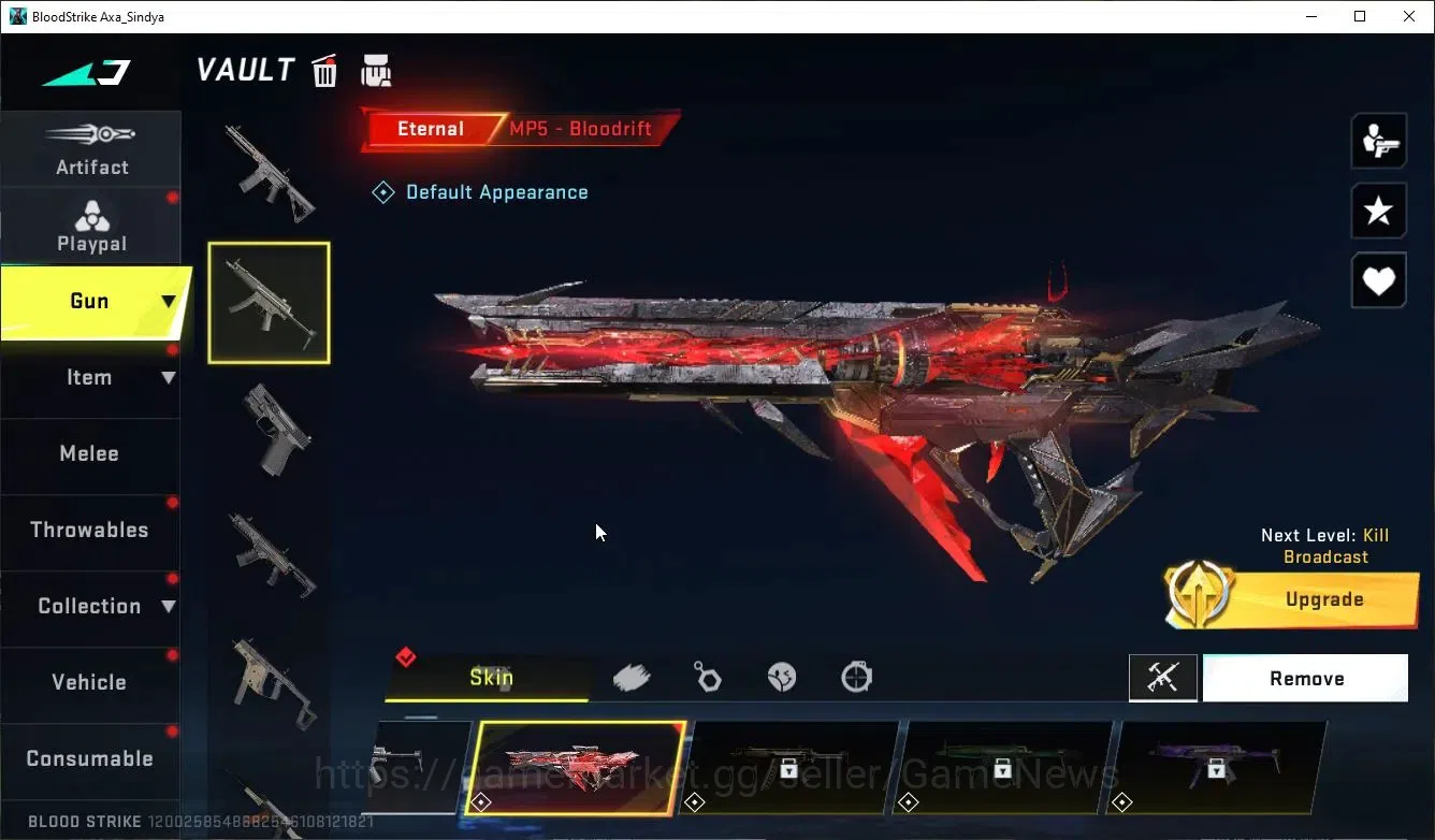 Blood Strike Accounts Starter ASIA|Starter ETERNAL MP5-BloodRift|Legendary Nova|Rank Bronze IV|NetEase|Check SS(BLS5718) 1