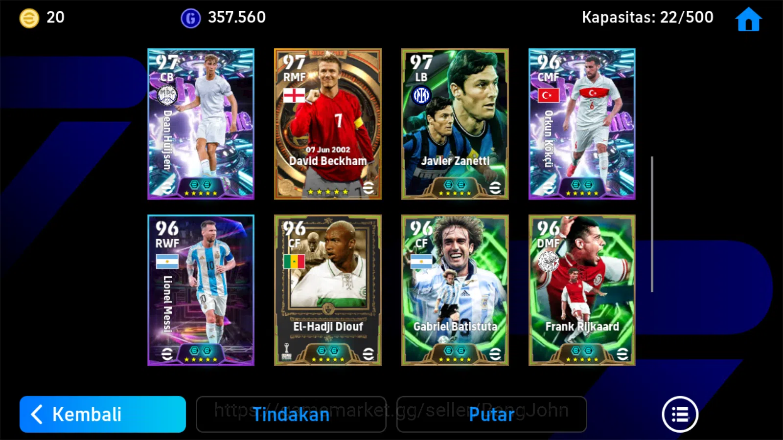 eFootball Accounts Power 3196 | ruud gullit epicdb,cruyff epic,pedri image 5