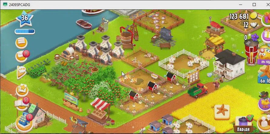 Hay Day Accounts Level 36 | Barn Storage 1000 + Silo Storage 500 | 123,6k Coins,12 Dm |CN ON|Log Supercell ID|Take 1