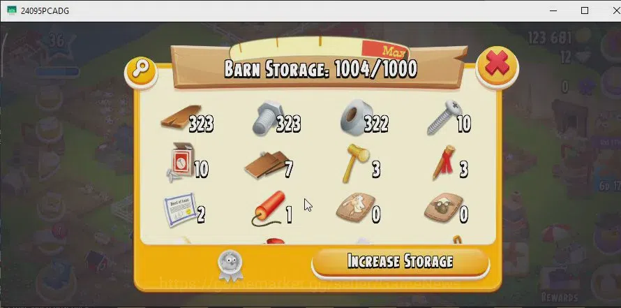 Hay Day Accounts Level 36 | Barn Storage 1000 + Silo Storage 500 | 123,6k Coins,12 Dm |CN ON|Log Supercell ID|Take 7