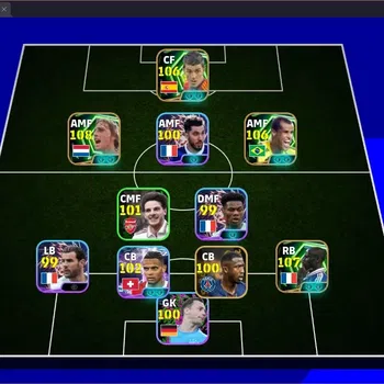 eFootball Accounts Legends & Iconic Players Mobile |PW 3214|Cruyff,Thuram,Baggio,Rivaldo,Beckham,Villa,Gerrard,Reus Etc|SHW