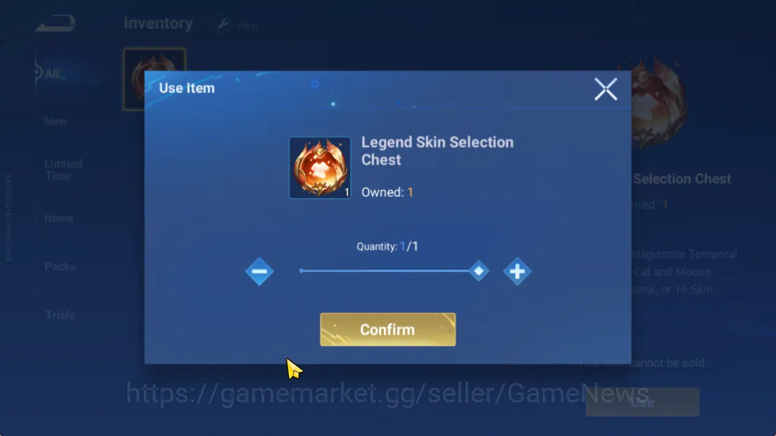 Honor of Kings Accounts Hero 7 |Starter with Legend Skin Selection Chest(D image 4