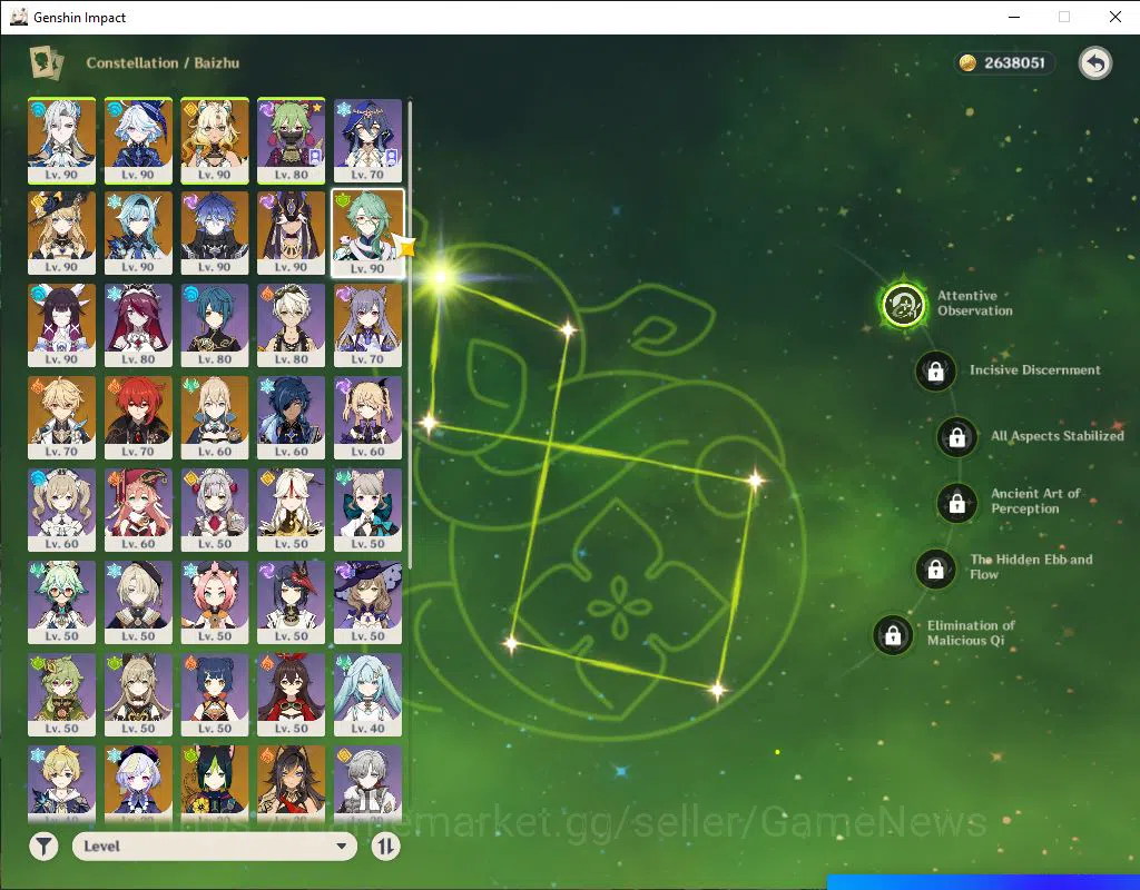 Genshin Impact Accounts Asia|AR 56|9 Limited 4+(*5Weapon)|BaizuC1,EulaC1,N image 3