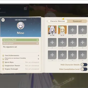 Genshin Impact Accounts Starter ASIA|FRESH STARTER AR 6|1 Limited(Skirk)|Female MC|VERY LUCKY ACCCOUNT|TakeMail(GI1922Z)