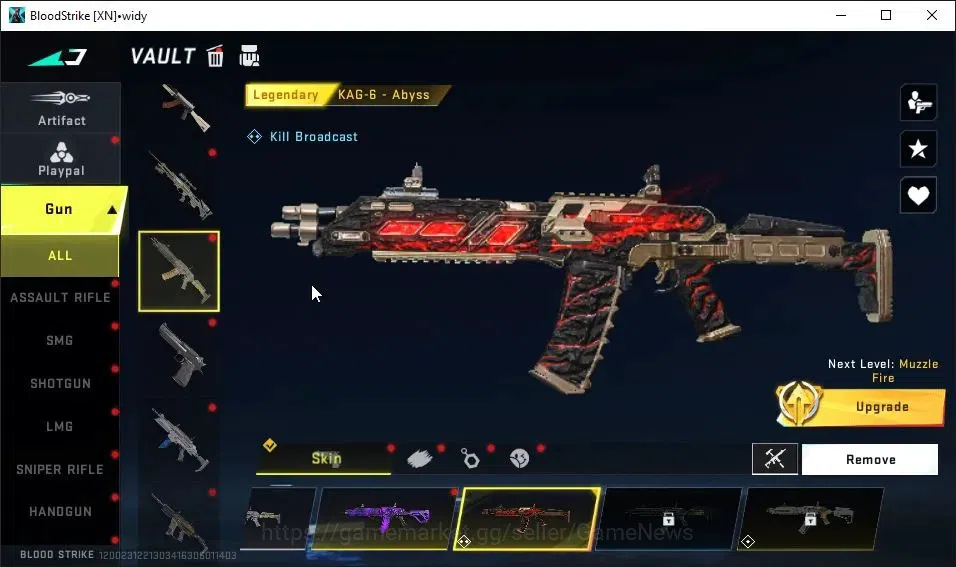 Blood Strike Accounts ASIA|ETERNAL DEagle-Scorpius|Collab 7DS[AK47,Kar98 image 14