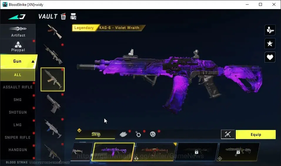 Blood Strike Accounts ASIA|ETERNAL DEagle-Scorpius|Collab 7DS[AK47,Kar98 image 15