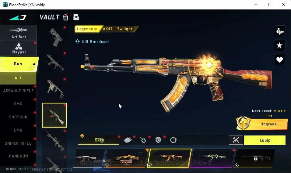 Blood Strike Accounts ASIA|ETERNAL DEagle-Scorpius|Collab 7DS[AK47,Kar98 image 18