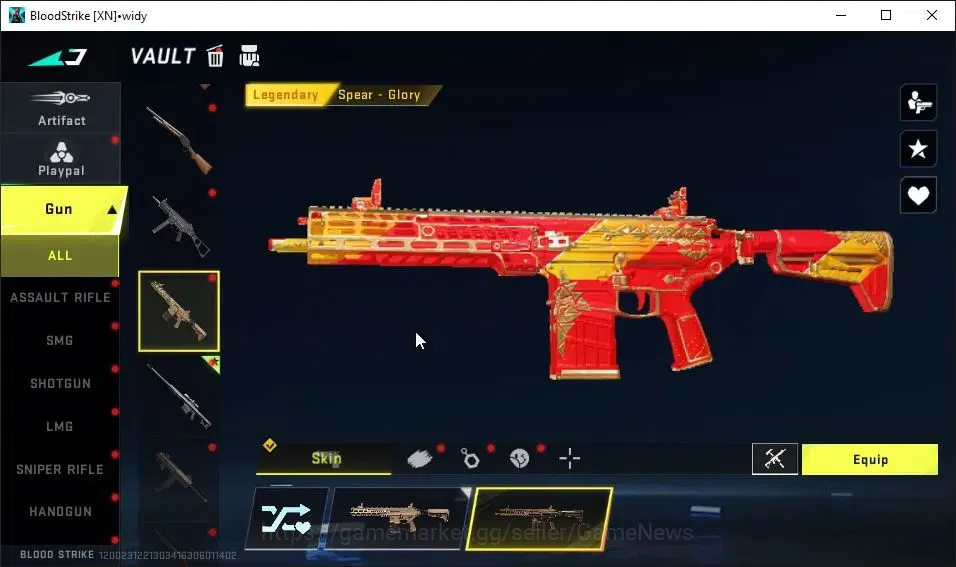Blood Strike Accounts ASIA|ETERNAL DEagle-Scorpius|Collab 7DS[AK47,Kar98 image 8