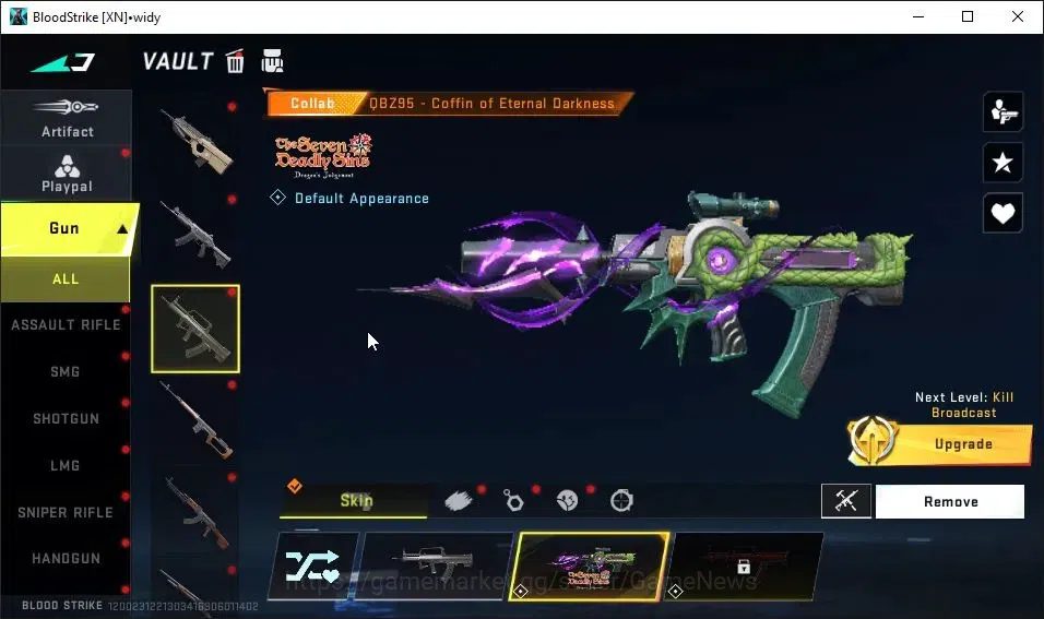Blood Strike Accounts ASIA|ETERNAL DEagle-Scorpius|Collab 7DS[AK47,Kar98 image 9