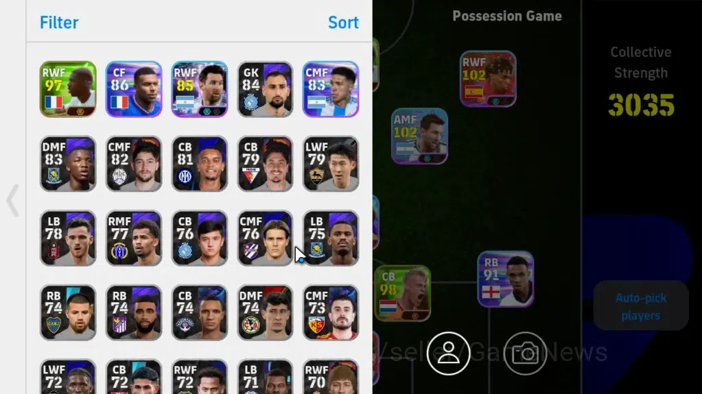 eFootball Accounts Legends & Iconic Players Android|BigTime Ronaldinho,Epic Gerrard,Andriy S,ShowTime ICv3 Moises 2