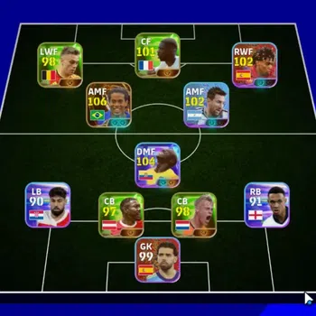 eFootball Accounts Legends & Iconic Players Android|BigTime Ronaldinho,Epic Gerrard,Andriy S,ShowTime ICv3 Moises