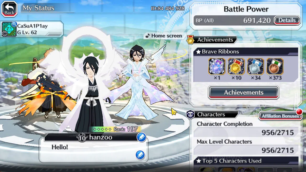 Bleach: Brave Souls Accounts GLOBAL 42K Orb|Rukia,Ichigo 10Th Aniv,SoulRaper(Sh image 2