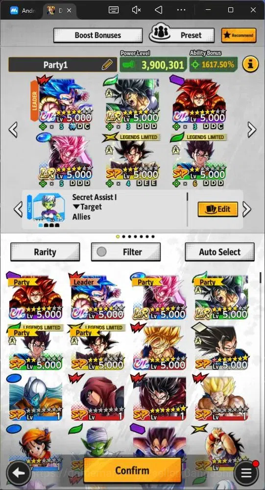 Dragon Ball Legends Accounts Android|Lvl 148|16M Total Power|744 CC|3 UL|2 LR|U image 13