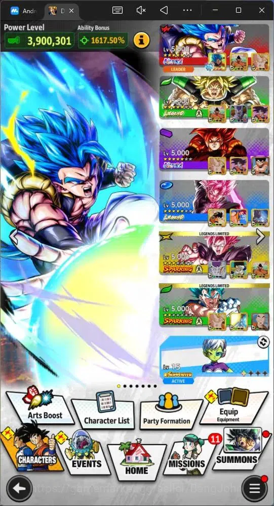 Dragon Ball Legends Accounts Android|Lvl 148|16M Total Power|744 CC|3 UL|2 LR|U image 16