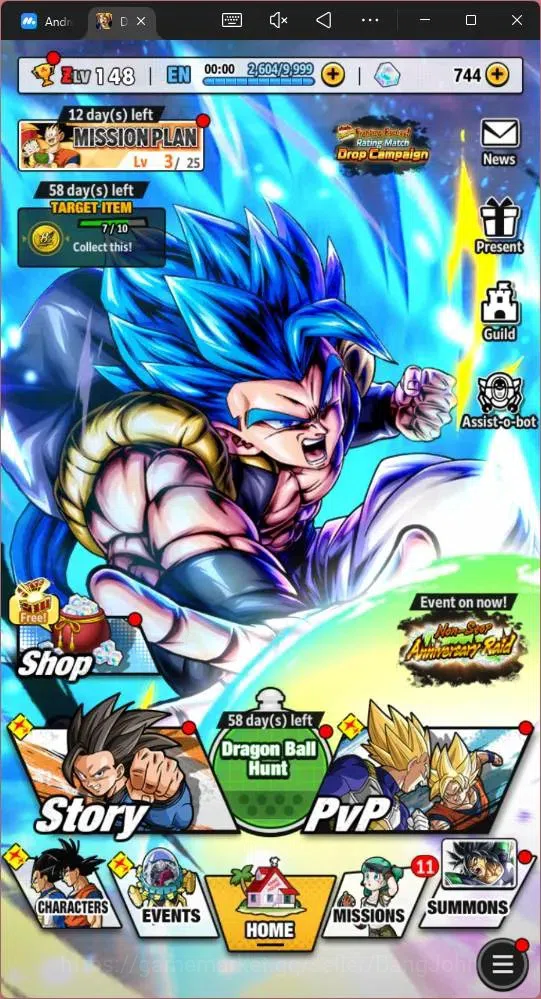 Dragon Ball Legends Accounts Android|Lvl 148|16M Total Power|744 CC|3 UL|2 LR|U image 17