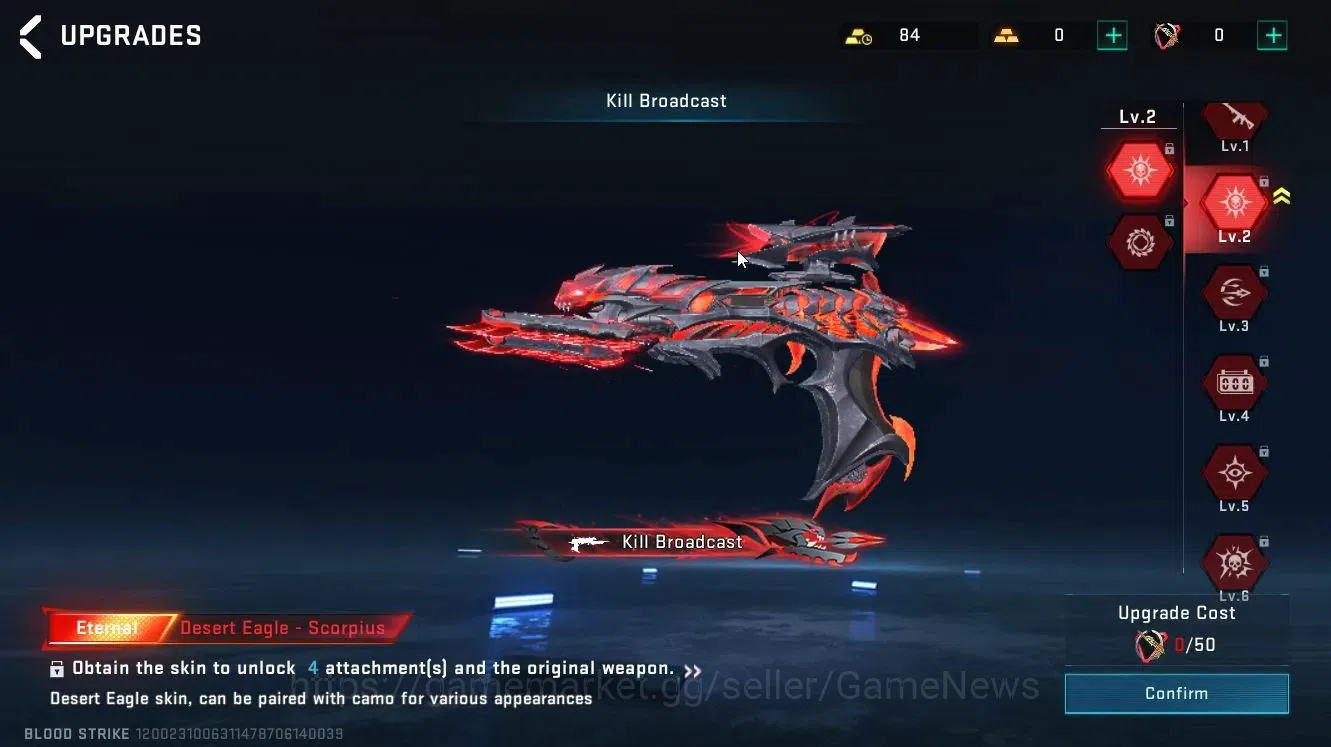 Blood Strike Accounts ASIA|ETERNAL DEagle Lv2|Collab TR[Takemichi,MCX]+7 image 7