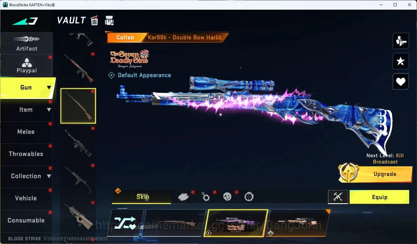 Blood Strike Accounts ASIA | Eternal Desert Eagle Scorpius | 2 7DS Guns: image 5
