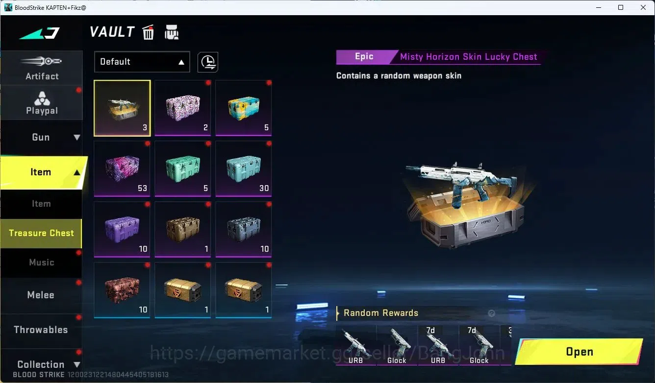 Blood Strike Accounts ASIA | Eternal Desert Eagle Scorpius | 2 7DS Guns: image 8