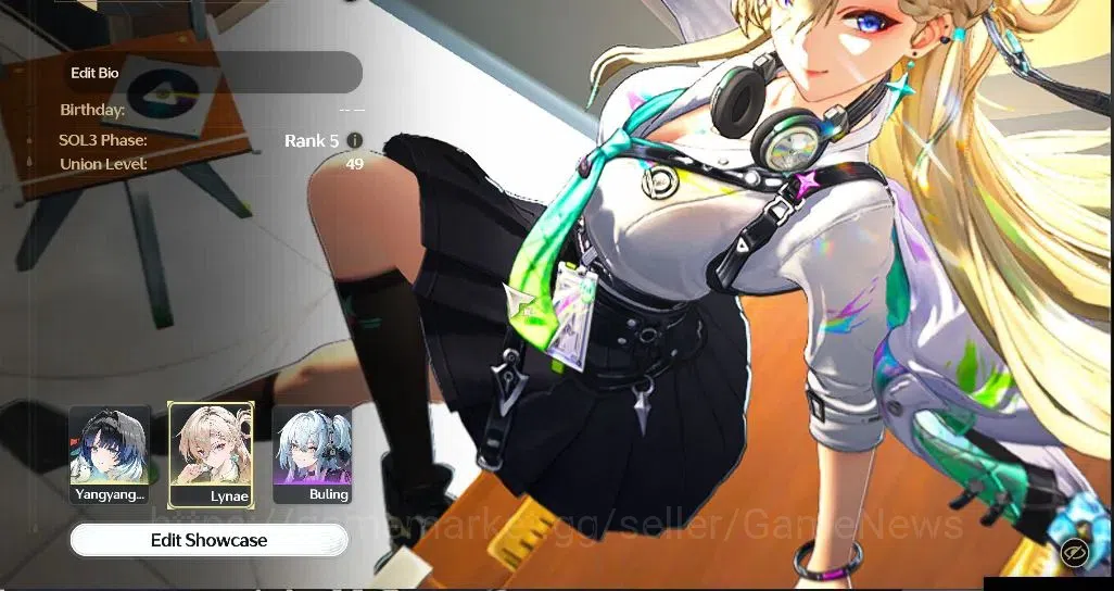 Wuthering Waves Accounts Starter NA|UL 49|3 Limited+1 Std Char|(Yangyang:Xuanling RC6 + Sign) Lynae,Rebecca,Verina|DB Lvl 1