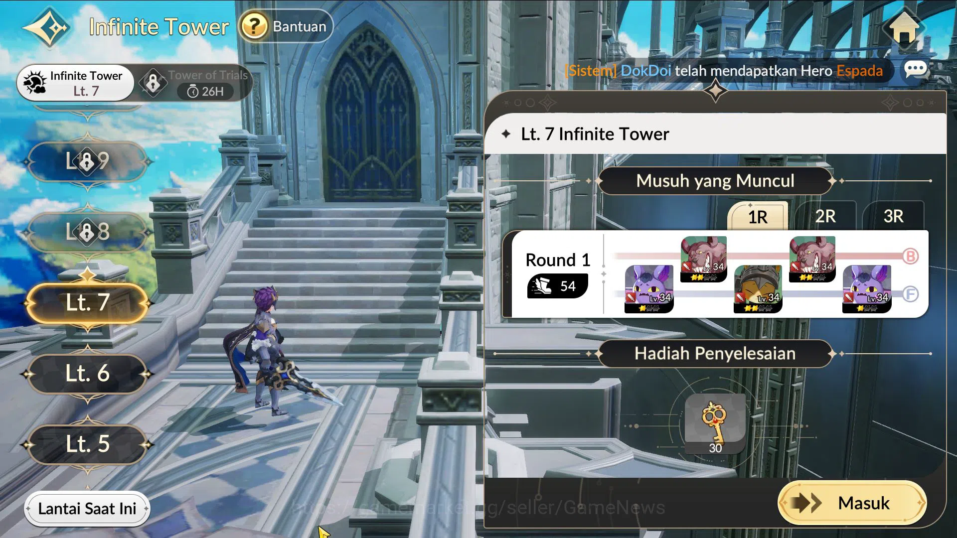 Seven Knights Re:Birth Accounts [Re:BIRTH]Global 300x Adv8-30|9 Legend 5 S+(TeoTC2 image 2