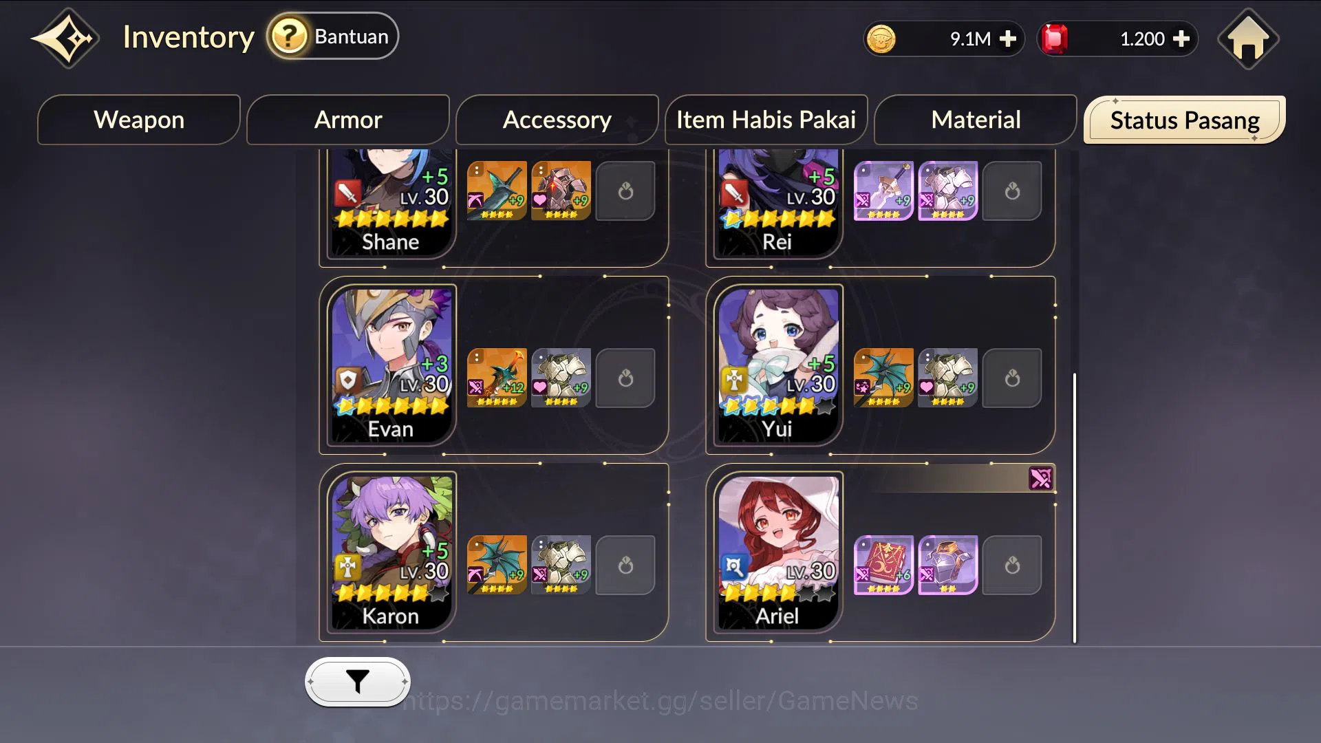 Seven Knights Re:Birth Accounts [Re:BIRTH]Global 300x Adv8-30|9 Legend 5 S+(TeoTC2 image 9