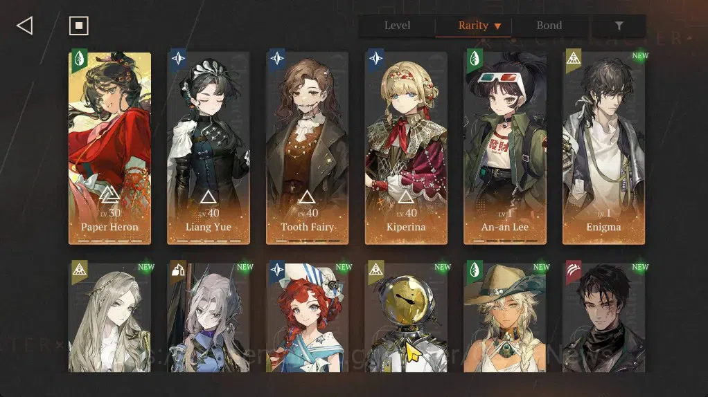 Reverse: 1999 Accounts Midgame GLOBAL|Lvl 65|Premium Team Plantpromptu|17 (*6 Crew) (3 Limit)|Paper Heron P5+Psy,Liang Yue 3