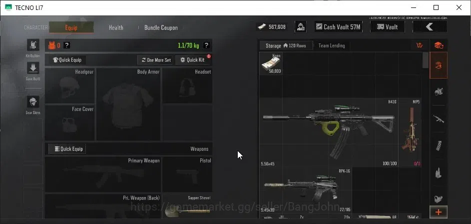 Arena Breakout Accounts Mobile | LV 40 | SV 74.4 M | CV 57.5 M |KeyChain4s image 3
