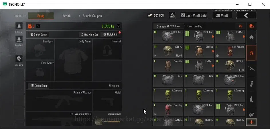 Arena Breakout Accounts Mobile | LV 40 | SV 74.4 M | CV 57.5 M |KeyChain4s image 7