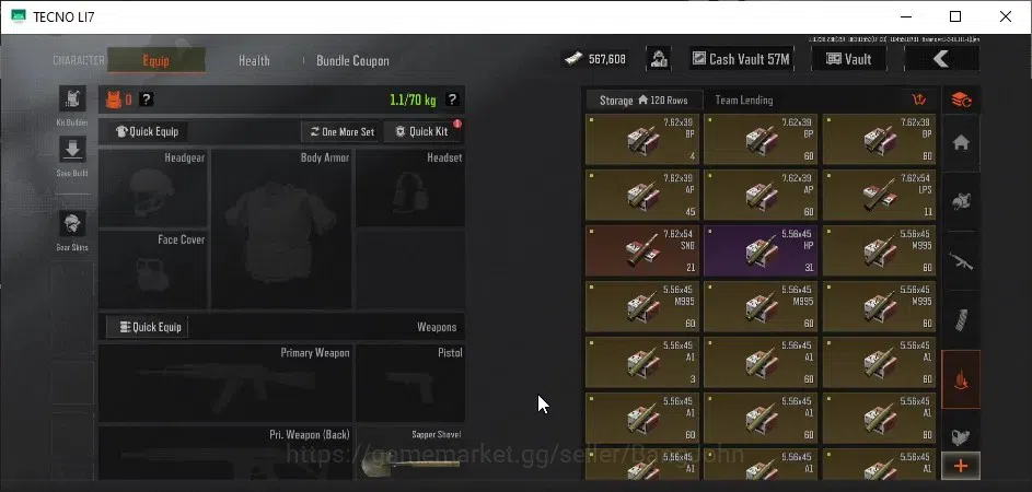 Arena Breakout Accounts Mobile | LV 40 | SV 74.4 M | CV 57.5 M |KeyChain4s image 8