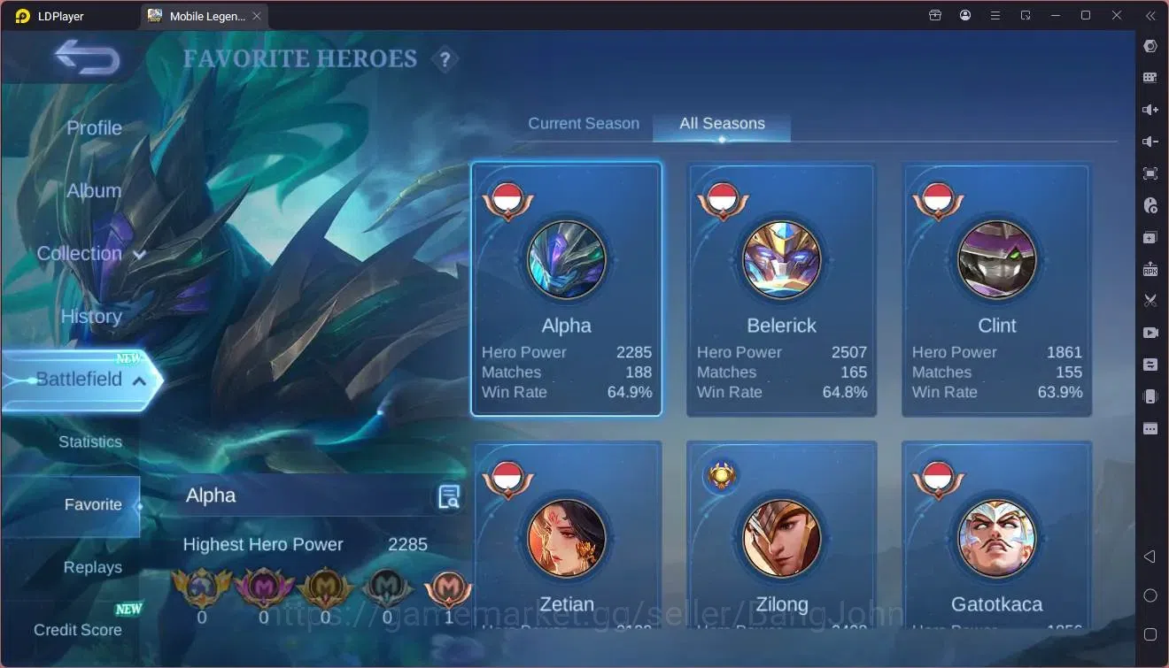 Mobile Legends: Bang Bang Accounts Global|Hero 77|Skin 157|Expert|CC Natalia|Luckybox image 12