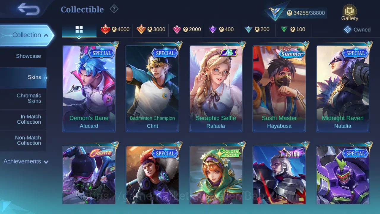 Mobile Legends: Bang Bang Accounts Others Hero 89 | Skin 173 | Emblem max | Sanrio Floryn | Dragontamer Ling | Dragontamer 10