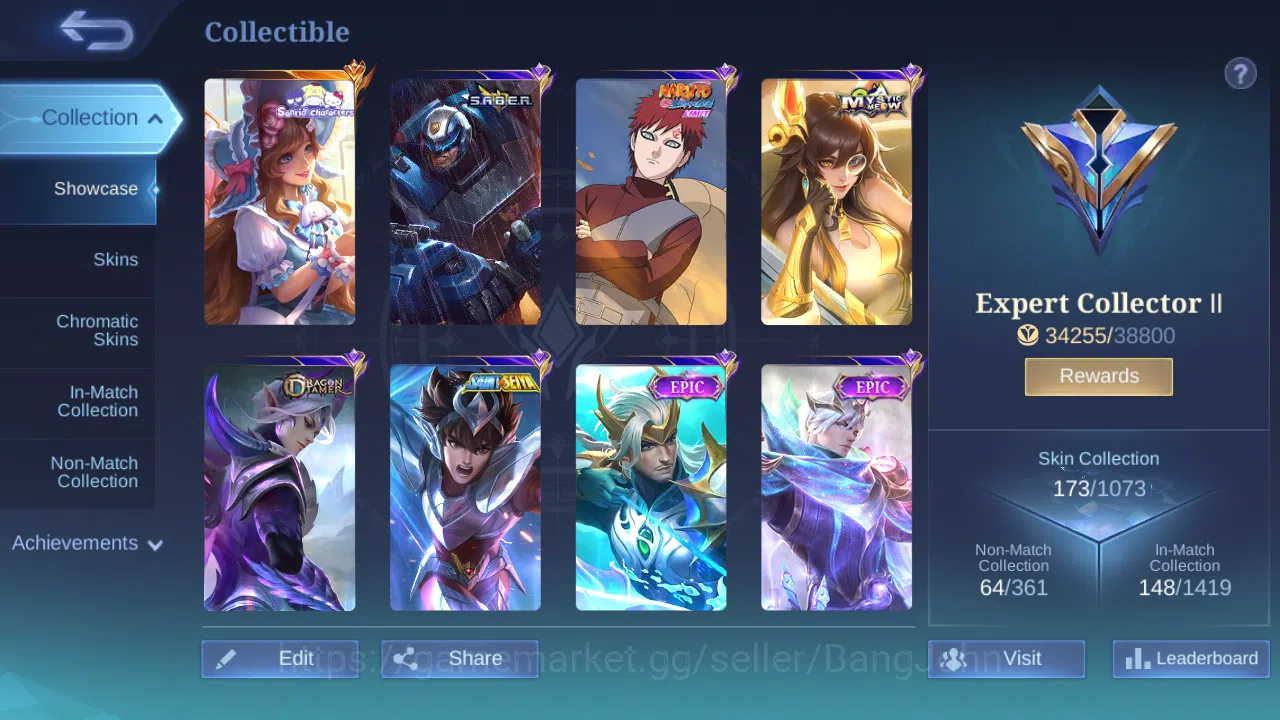 Mobile Legends: Bang Bang Accounts Others Hero 89 | Skin 173 | Emblem max | Sanrio Floryn | Dragontamer Ling | Dragontamer 4