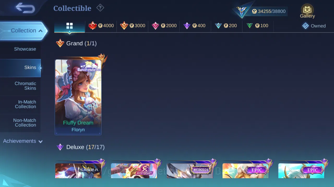 Mobile Legends: Bang Bang Accounts Others Hero 89 | Skin 173 | Emblem max | Sanrio Floryn | Dragontamer Ling | Dragontamer 5