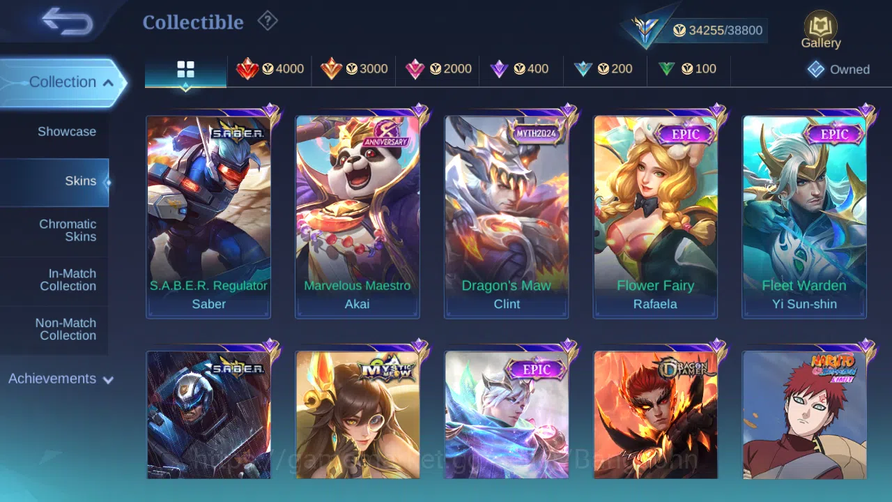 Mobile Legends: Bang Bang Accounts Others Hero 89 | Skin 173 | Emblem max | Sanrio Floryn | Dragontamer Ling | Dragontamer 6