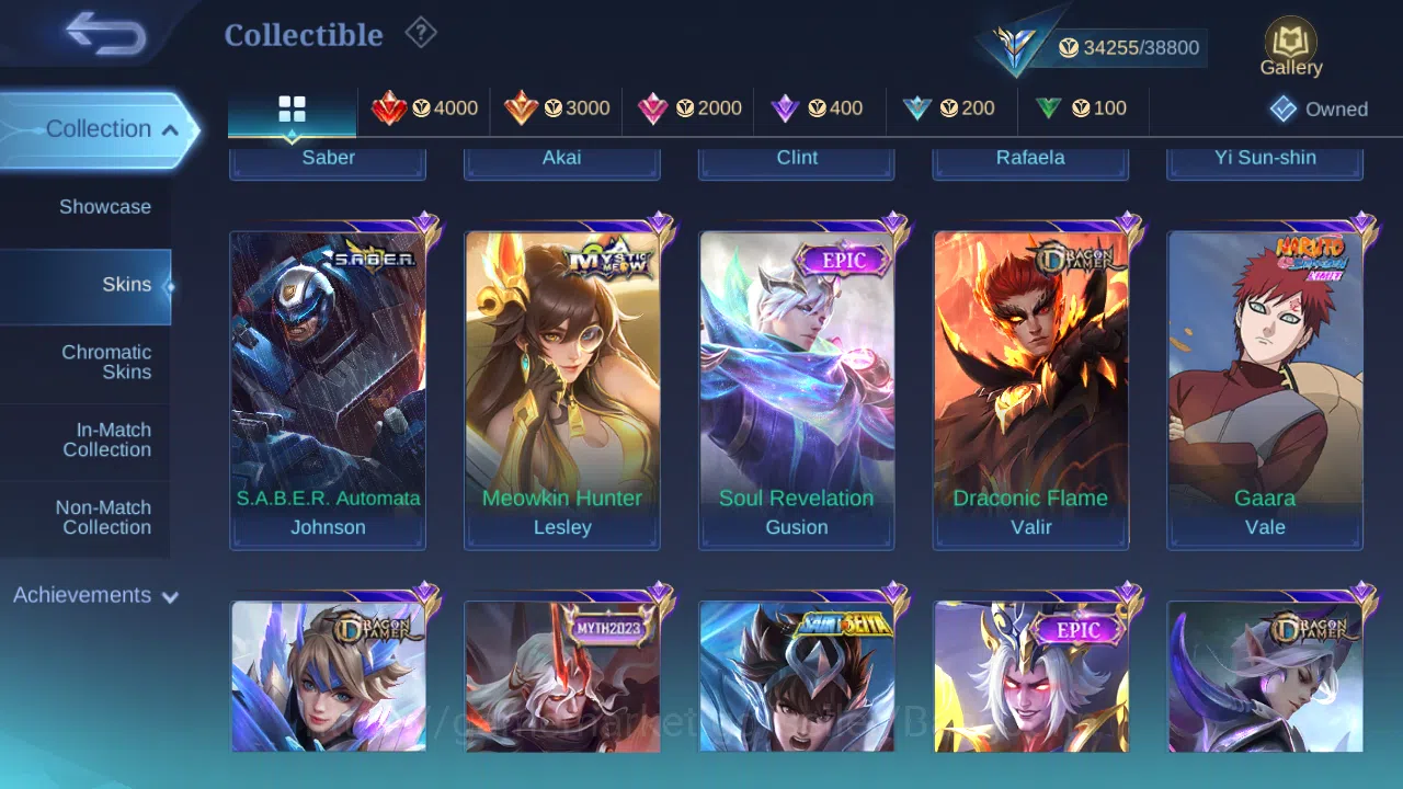 Mobile Legends: Bang Bang Accounts Others Hero 89 | Skin 173 | Emblem max | Sanrio Floryn | Dragontamer Ling | Dragontamer 7