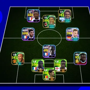 eFootball Accounts Legends & Iconic Players EFOOTBALL 2026 | PACK FRANCE, RONALDINHO, G BATISTUTA, M SILVERTE, POWER 3157