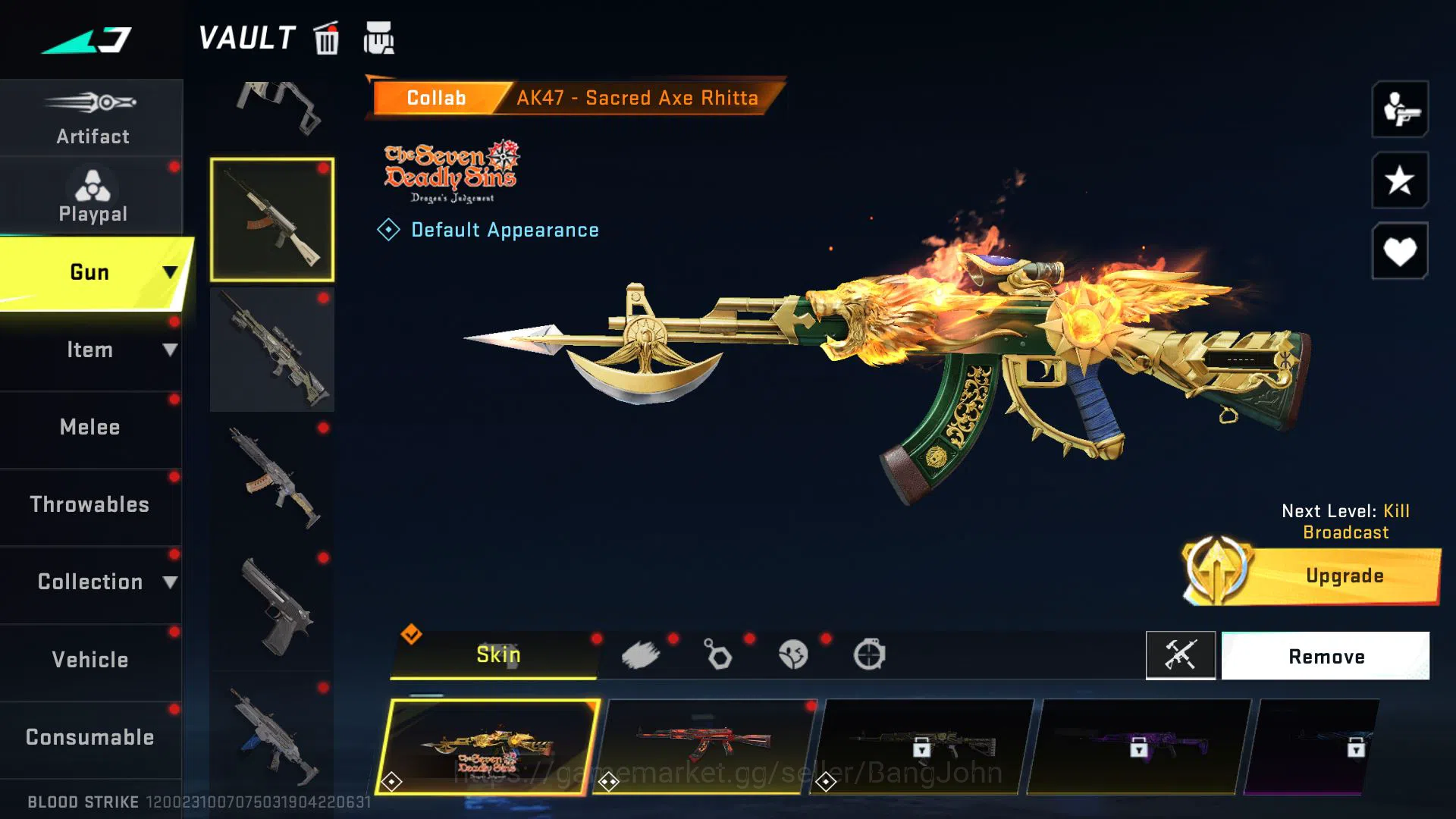Blood Strike Accounts [ASIA] Lvl 19 | Platinum | Bleach Ethan | AK47 Rhi image 14