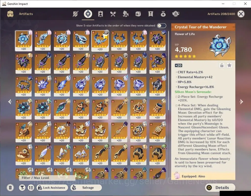 Genshin Impact Accounts Asia|AR 57|8 Limited+4(*5Weapon)|FlinsC1,RaidenC1, image 7