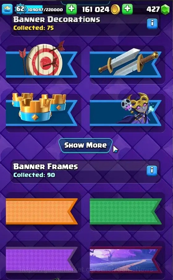 Clash Royale Accounts Lv 62|Trophy 10704|KTL 15|Limited Skin|Card 121|4  image 10
