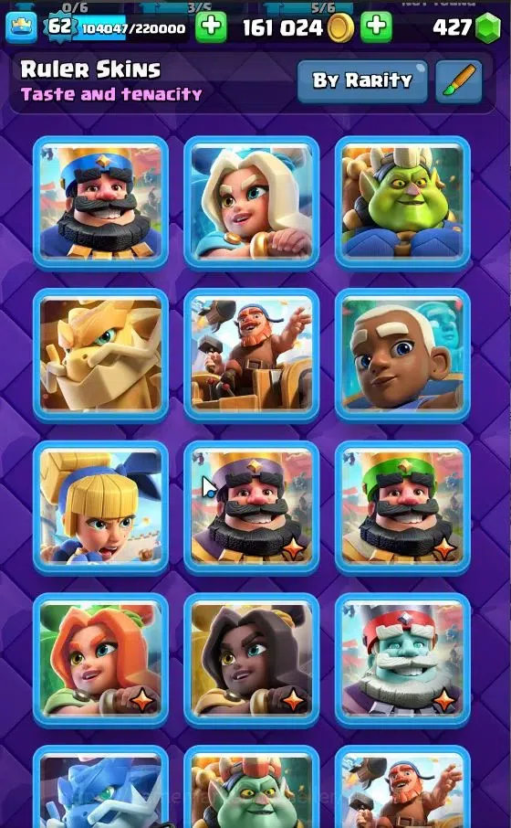 Clash Royale Accounts Lv 62|Trophy 10704|KTL 15|Limited Skin|Card 121|4  image 14