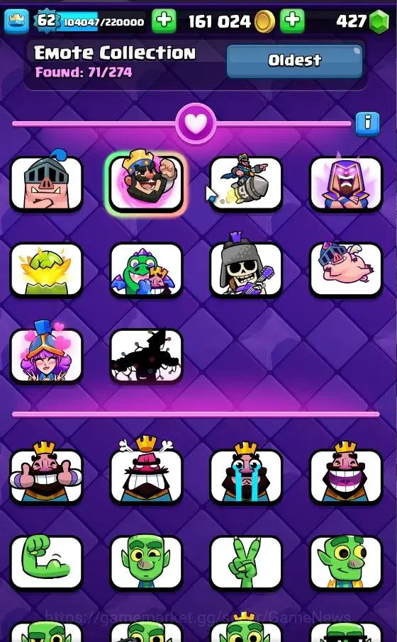 Clash Royale Accounts Lv 62|Trophy 10704|KTL 15|Limited Skin|Card 121|4  image 8