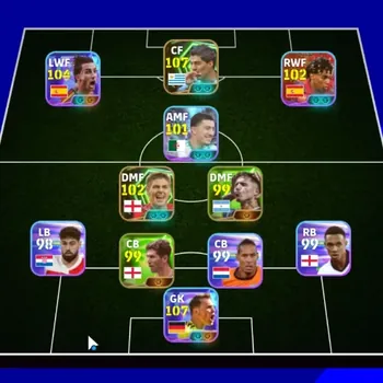 eFootball Accounts Legends & Iconic Players Android|Power 3157|7 Epic Luis Suarez,Sergio Aguero,Wesley
