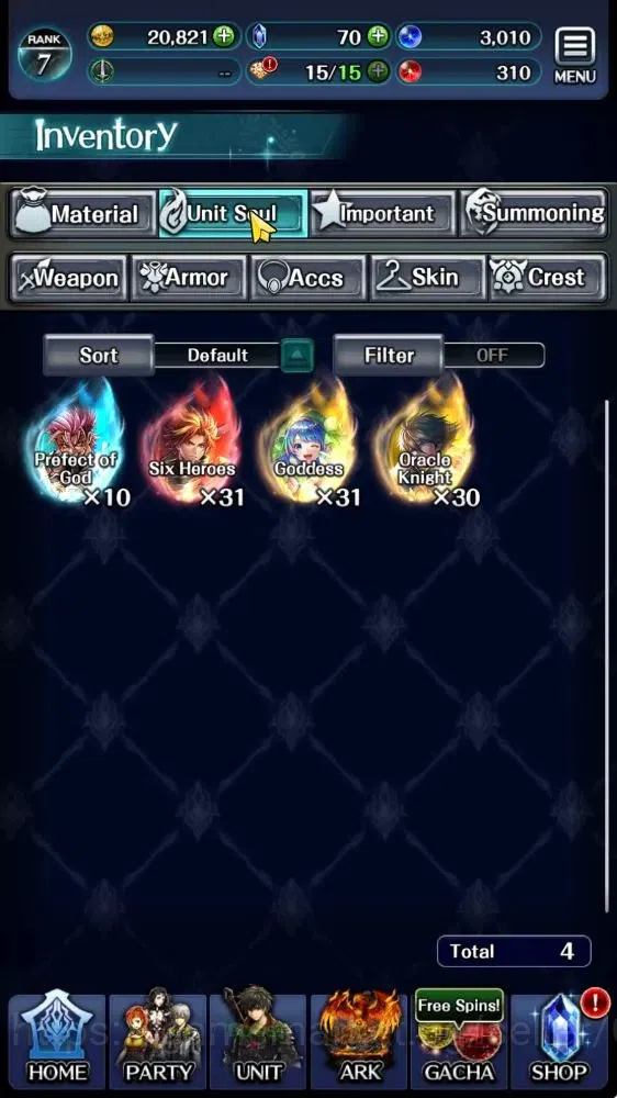 Last Cloudia Accounts Others GLOBAL|Rank 7|Collab Brave Frontier (Goddess Tilith,Fire God Vargas) + (Goddess Lilaha)| 7 SSR 8