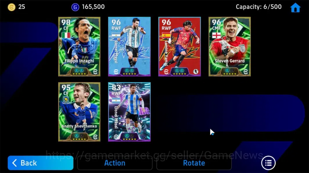 eFootball Accounts Android|Epic Filippo Inzaghi,Steven Gerrard,Andriy image 7