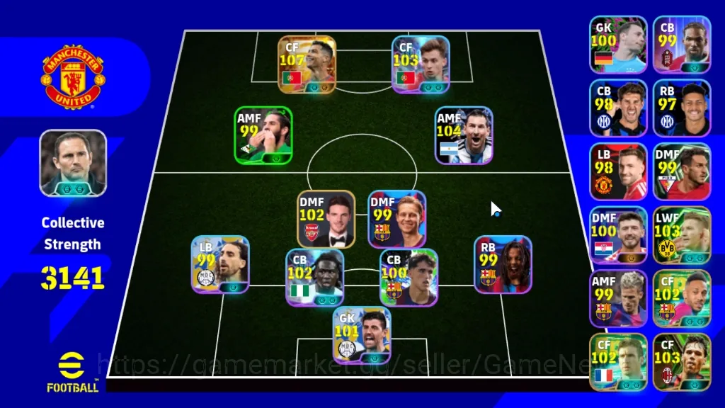 eFootball Accounts Others Android|Power 3141|Big Time Cristiano Ronaldo|Epic Marco van Basten,Eric Cantona,Etc|Show Time F 1