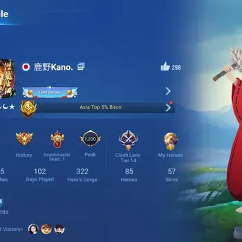 Honor of Kings Accounts Rare Skin Global|85H 57S|Precious:Biron